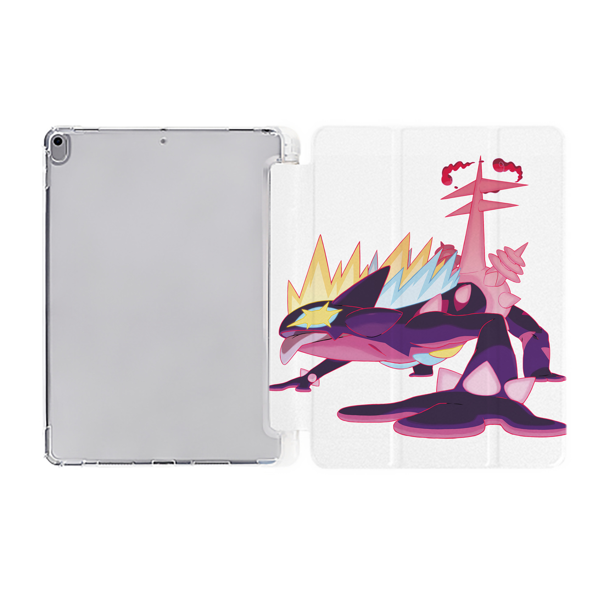 （画像用） ポケットモンスター Pokémon IPad ケース ペン収納付き 三つ折りスタンド PUレザー×シリコン 対応機種9.5/10.5/10.9インチ